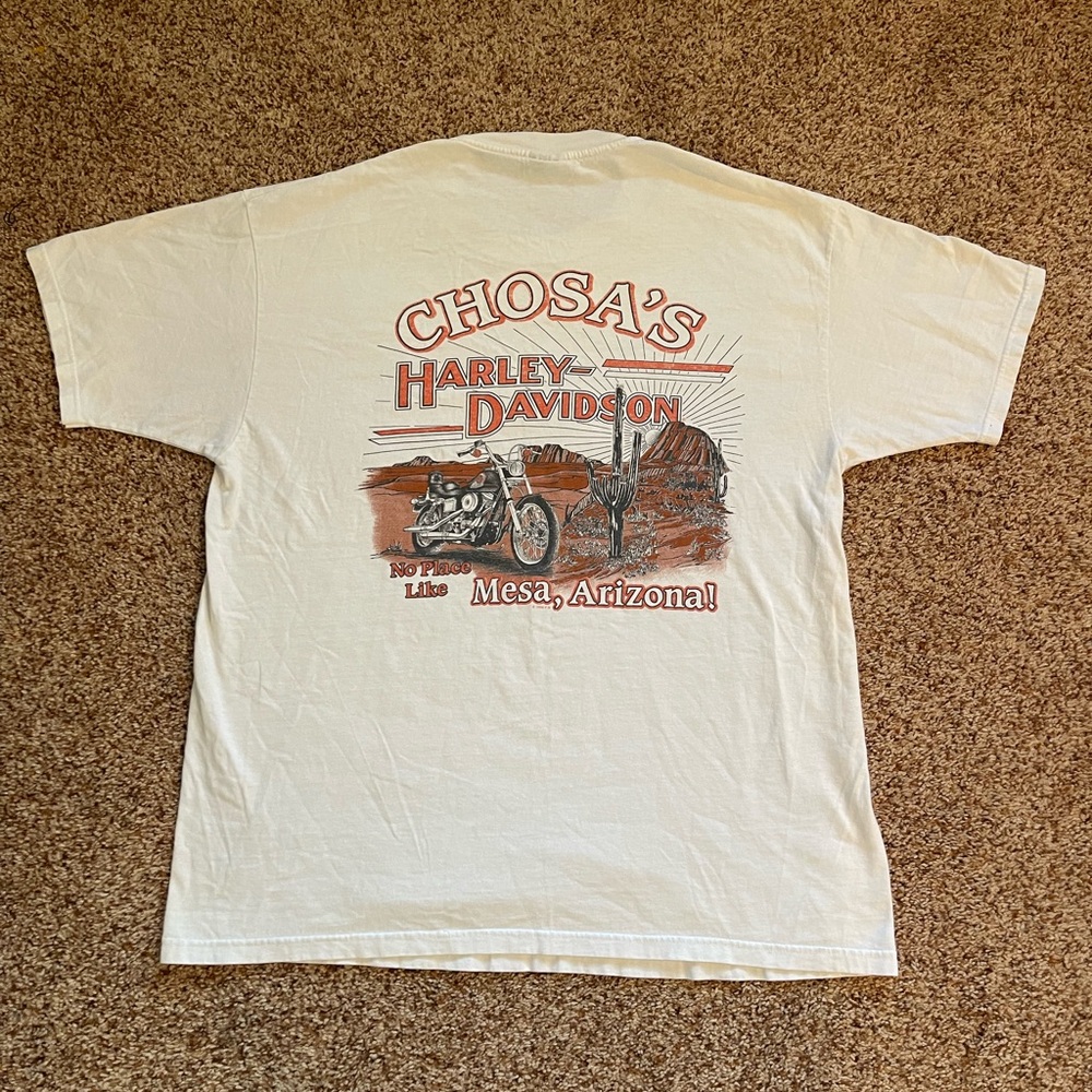 Harley-Davidson Cream Graphic Tee